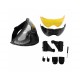 Маска на шлем (WoSport) 3 линзы (Black)